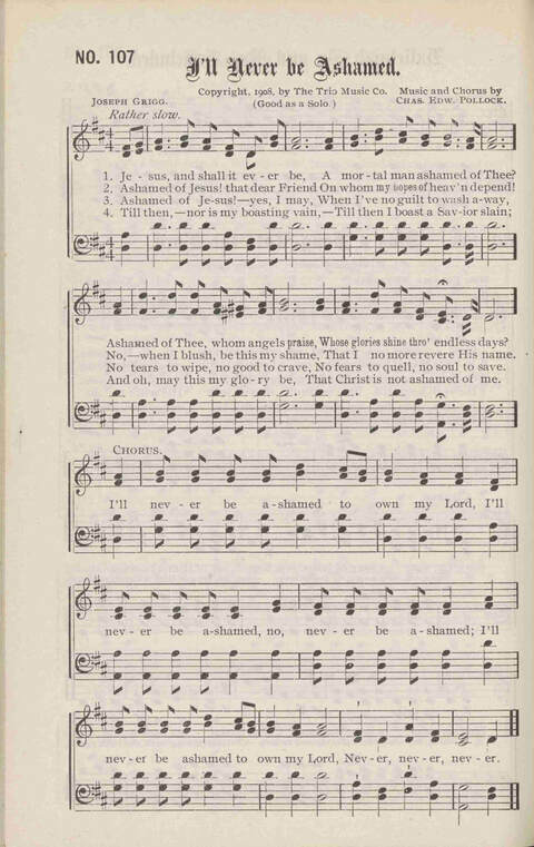 Crowning Carols: a superior collection of Sacred songs for the Church, Sunday school, singing class, singing convention, etc. page 114