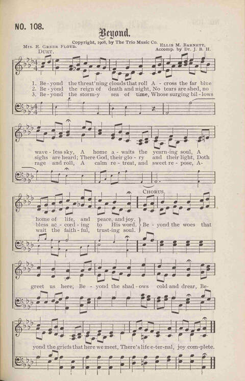 Crowning Carols: a superior collection of Sacred songs for the Church, Sunday school, singing class, singing convention, etc. page 115