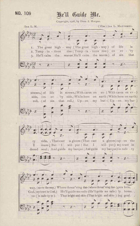 Crowning Carols: a superior collection of Sacred songs for the Church, Sunday school, singing class, singing convention, etc. page 116