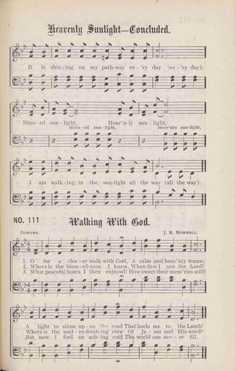 Crowning Carols: a superior collection of Sacred songs for the Church, Sunday school, singing class, singing convention, etc. page 119