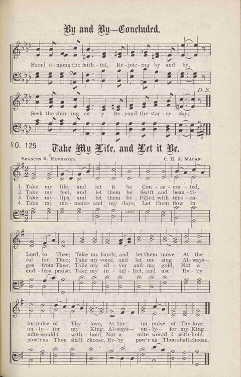Crowning Carols: a superior collection of Sacred songs for the Church, Sunday school, singing class, singing convention, etc. page 133