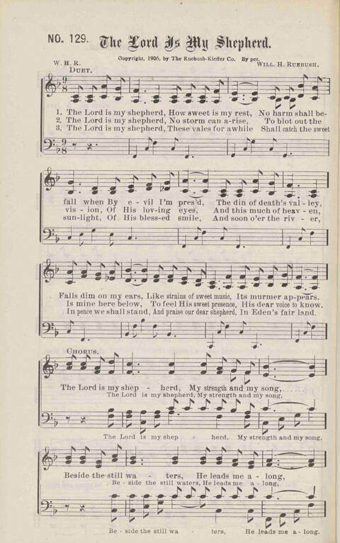 Crowning Carols: a superior collection of Sacred songs for the Church, Sunday school, singing class, singing convention, etc. page 138