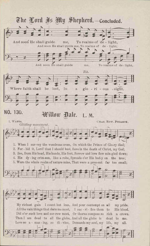 Crowning Carols: a superior collection of Sacred songs for the Church, Sunday school, singing class, singing convention, etc. page 139