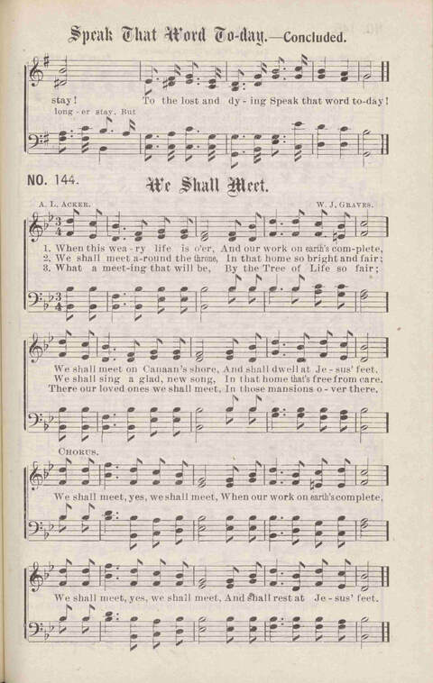 Crowning Carols: a superior collection of Sacred songs for the Church, Sunday school, singing class, singing convention, etc. page 153