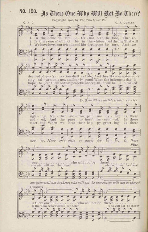 Crowning Carols: a superior collection of Sacred songs for the Church, Sunday school, singing class, singing convention, etc. page 160