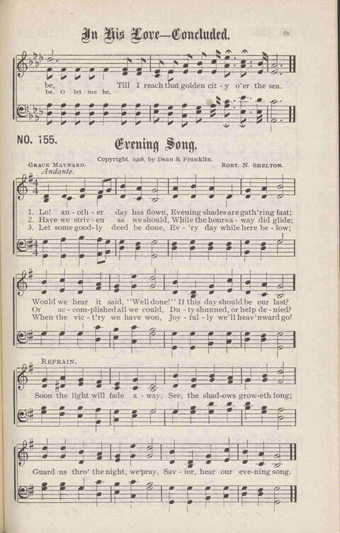 Crowning Carols: a superior collection of Sacred songs for the Church, Sunday school, singing class, singing convention, etc. page 165