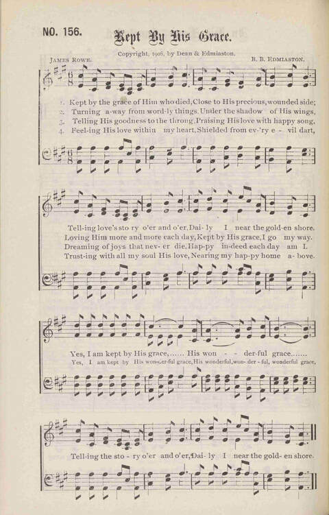 Crowning Carols: a superior collection of Sacred songs for the Church, Sunday school, singing class, singing convention, etc. page 166