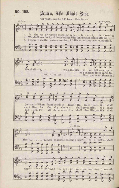 Crowning Carols: a superior collection of Sacred songs for the Church, Sunday school, singing class, singing convention, etc. page 168