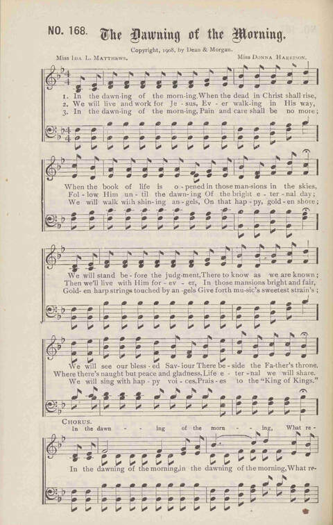 Crowning Carols: a superior collection of Sacred songs for the Church, Sunday school, singing class, singing convention, etc. page 178