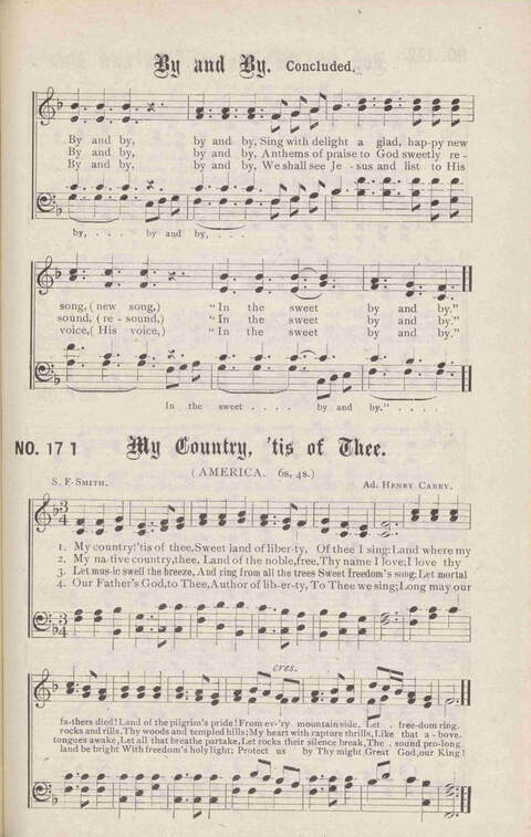 Crowning Carols: a superior collection of Sacred songs for the Church, Sunday school, singing class, singing convention, etc. page 181