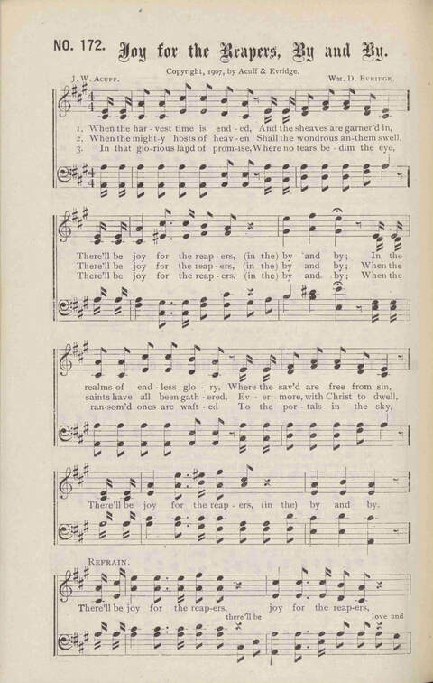 Crowning Carols: a superior collection of Sacred songs for the Church, Sunday school, singing class, singing convention, etc. page 182
