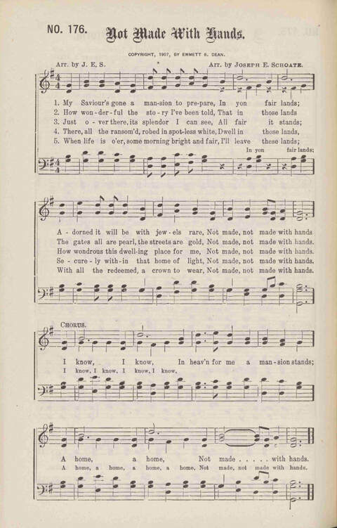 Crowning Carols: a superior collection of Sacred songs for the Church, Sunday school, singing class, singing convention, etc. page 186