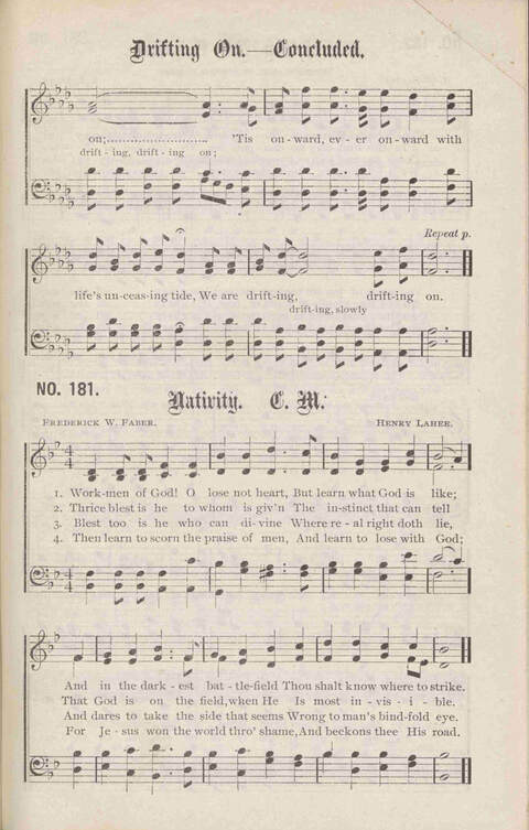 Crowning Carols: a superior collection of Sacred songs for the Church, Sunday school, singing class, singing convention, etc. page 191