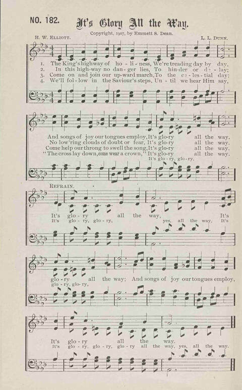 Crowning Carols: a superior collection of Sacred songs for the Church, Sunday school, singing class, singing convention, etc. page 192