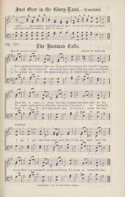 Crowning Carols: a superior collection of Sacred songs for the Church, Sunday school, singing class, singing convention, etc. page 195