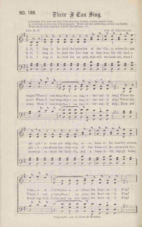 Crowning Carols: a superior collection of Sacred songs for the Church, Sunday school, singing class, singing convention, etc. page 198