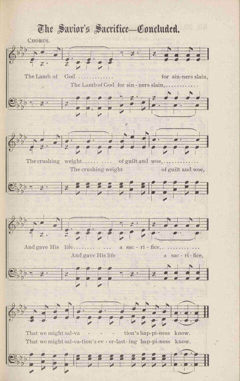 Crowning Carols: a superior collection of Sacred songs for the Church, Sunday school, singing class, singing convention, etc. page 21