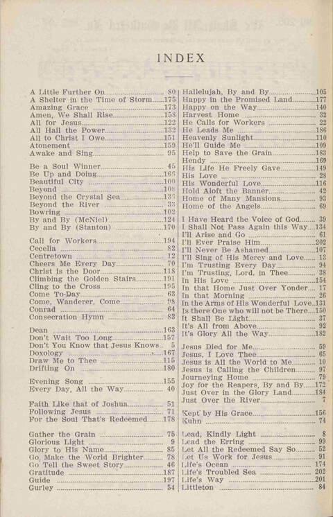 Crowning Carols: a superior collection of Sacred songs for the Church, Sunday school, singing class, singing convention, etc. page 220