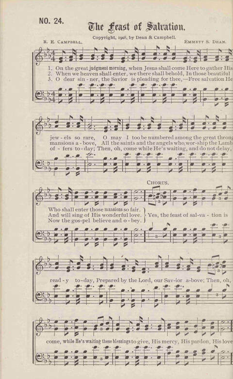 Crowning Carols: a superior collection of Sacred songs for the Church, Sunday school, singing class, singing convention, etc. page 26