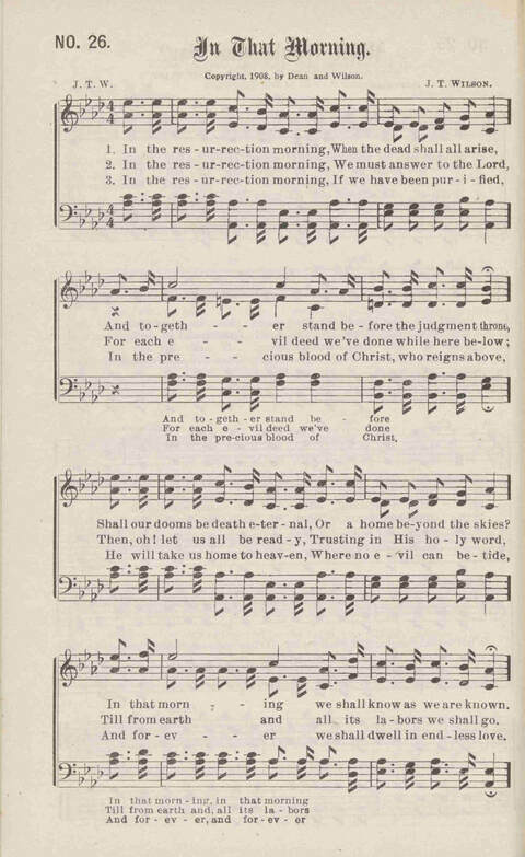 Crowning Carols: a superior collection of Sacred songs for the Church, Sunday school, singing class, singing convention, etc. page 28
