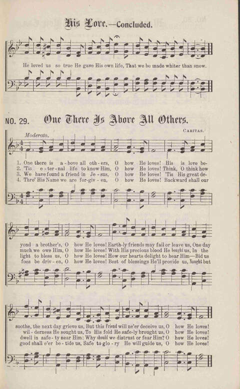Crowning Carols: a superior collection of Sacred songs for the Church, Sunday school, singing class, singing convention, etc. page 31