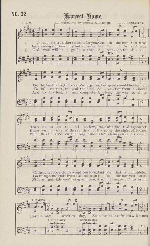 Crowning Carols: a superior collection of Sacred songs for the Church, Sunday school, singing class, singing convention, etc. page 34