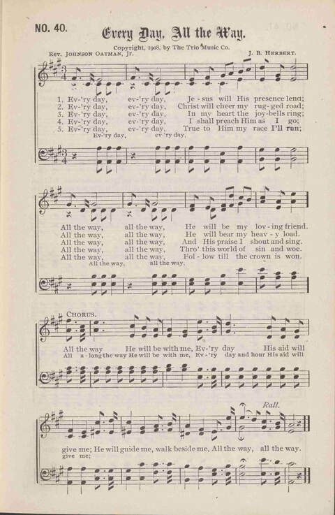 Crowning Carols: a superior collection of Sacred songs for the Church, Sunday school, singing class, singing convention, etc. page 43