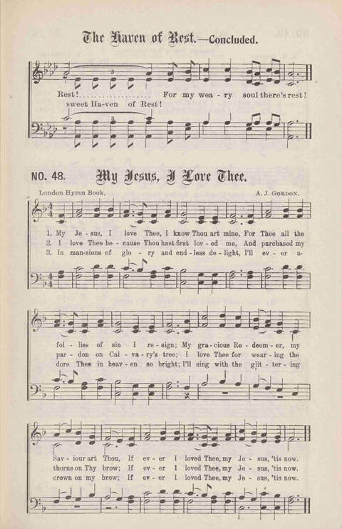 Crowning Carols: a superior collection of Sacred songs for the Church, Sunday school, singing class, singing convention, etc. page 51