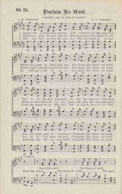 Crowning Carols: a superior collection of Sacred songs for the Church, Sunday school, singing class, singing convention, etc. page 56