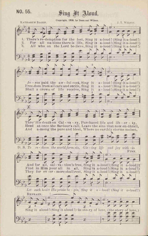 Crowning Carols: a superior collection of Sacred songs for the Church, Sunday school, singing class, singing convention, etc. page 58