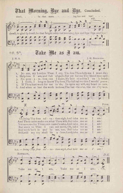 Crowning Carols: a superior collection of Sacred songs for the Church, Sunday school, singing class, singing convention, etc. page 61