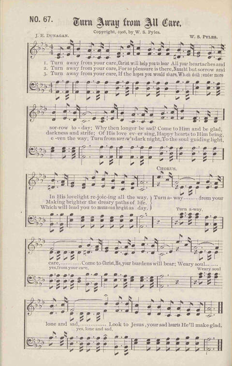 Crowning Carols: a superior collection of Sacred songs for the Church, Sunday school, singing class, singing convention, etc. page 70