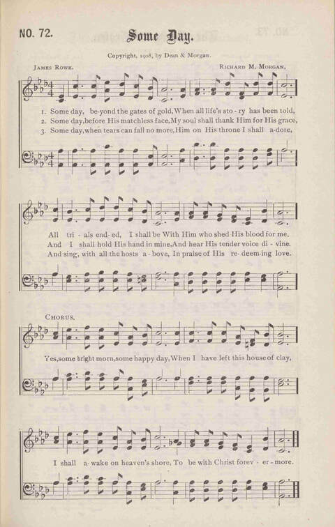 Crowning Carols: a superior collection of Sacred songs for the Church, Sunday school, singing class, singing convention, etc. page 75