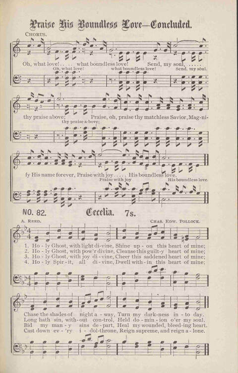Crowning Carols: a superior collection of Sacred songs for the Church, Sunday school, singing class, singing convention, etc. page 87