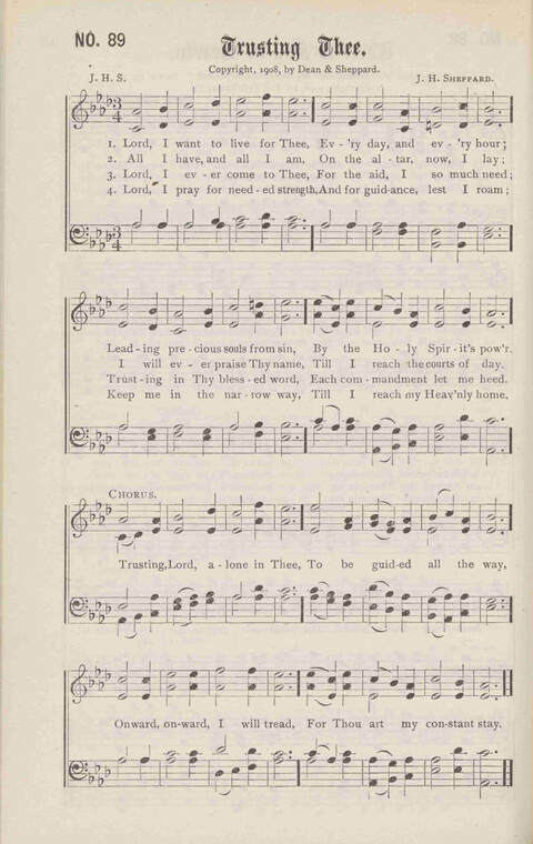 Crowning Carols: a superior collection of Sacred songs for the Church, Sunday school, singing class, singing convention, etc. page 94