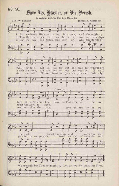 Crowning Carols: a superior collection of Sacred songs for the Church, Sunday school, singing class, singing convention, etc. page 95