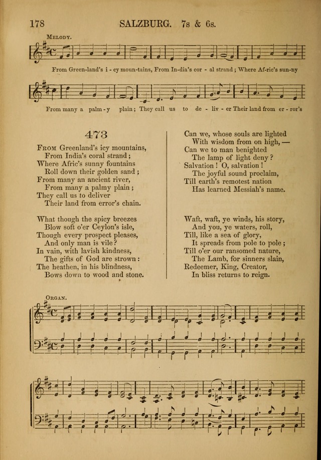 Church Choral-Book: containing tunes and hymns for congregational singing, and adapted to choirs and social worship page 178