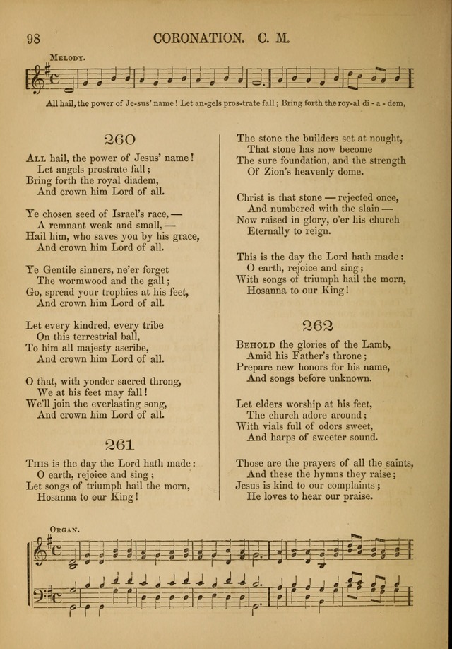 Church ChoralBook containing tunes and hymns for congregational