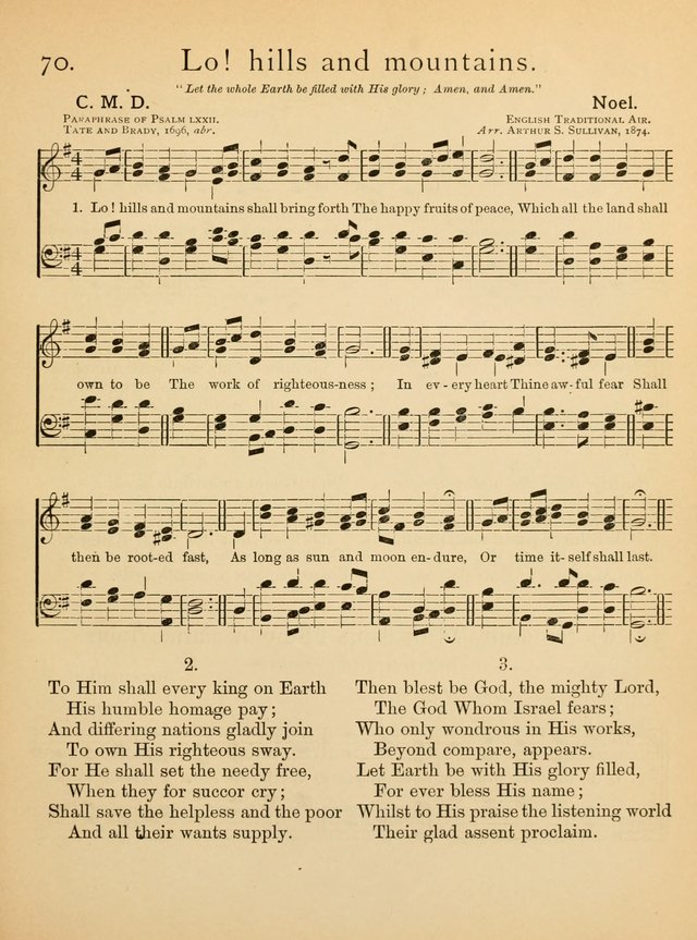 Christian Chorals: for the Chapel and Fireside page 70