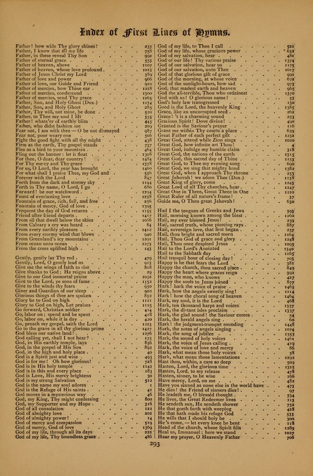 The Clifton Chapel Collection of "Psalms, Hymns, and Spiritual Songs": for public, social and family worship and private devotions at the Sanitarium, Clifton Springs, N. Y. page 293