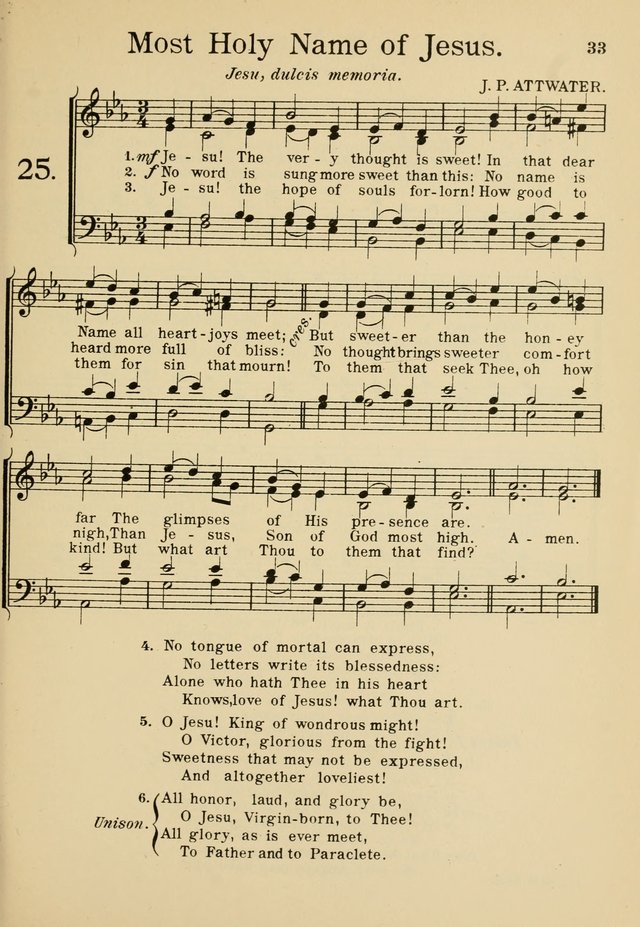 Catholic Church Hymnal with Music page 58