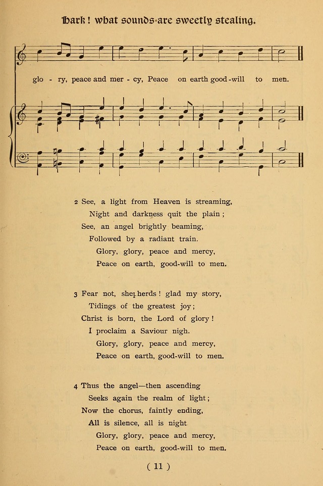 Christmas Carols and Hymns for Children: set to music by the Rev. J. S. B. Hodges, S.T.D. page 12