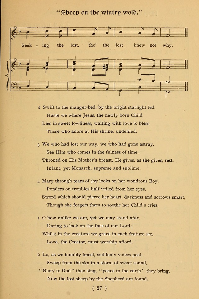 Christmas Carols and Hymns for Children: set to music by the Rev. J. S. B. Hodges, S.T.D. page 32