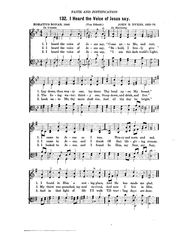 Concordia: a collection of hymns and spiritual songs page 129