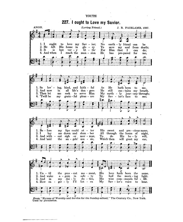 Concordia: a collection of hymns and spiritual songs page 207
