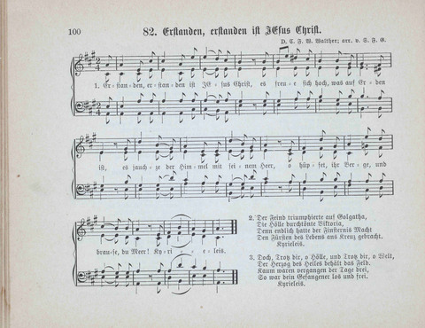 Concordia Chöre: eine Sammlung von Liedern in vierstimmigem Satz für unsere Schulen und Sonntagsschulen page 100