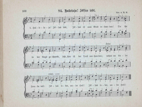 Concordia Chöre: eine Sammlung von Liedern in vierstimmigem Satz für unsere Schulen und Sonntagsschulen page 102