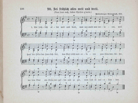 Concordia Chöre: eine Sammlung von Liedern in vierstimmigem Satz für unsere Schulen und Sonntagsschulen page 108