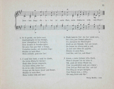 Concordia Chöre: eine Sammlung von Liedern in vierstimmigem Satz für unsere Schulen und Sonntagsschulen page 11