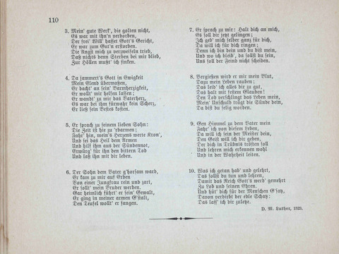 Concordia Chöre: eine Sammlung von Liedern in vierstimmigem Satz für unsere Schulen und Sonntagsschulen page 110